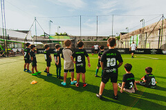 Escola de<br/>futebol infantil